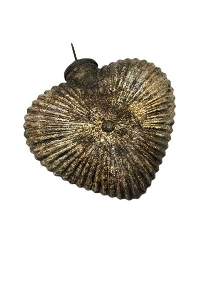 Baumanhänger Herz Glas Vinitage Gold