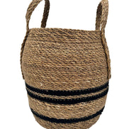 Korb mit Henkel Sisal naturfarben M Home Society