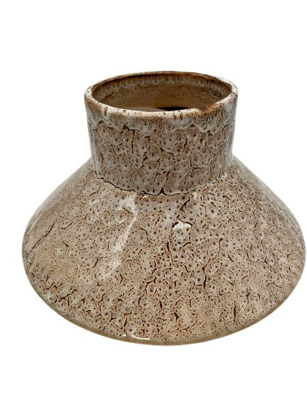 Vase "Nafi" ceramic beige / brown