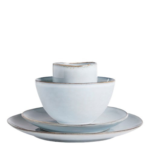 Tabo tableware set for 4 people - gray