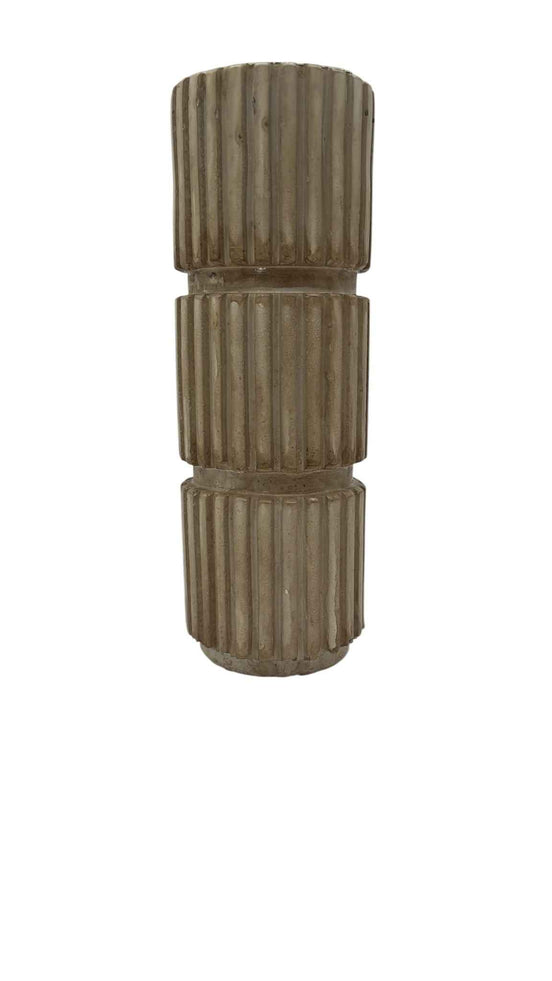 Kerzenständer as Steingut Beige