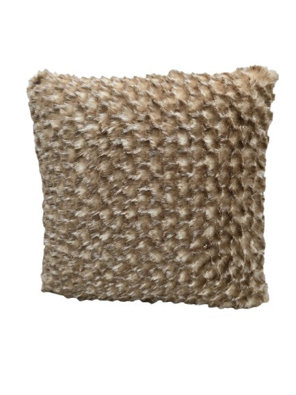 Kissen "Modra" Creme / Braun 45 x 45 cm - Pimis Living