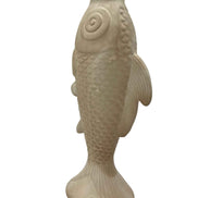 Vase Steingut Fisch in Beige Home Bound