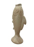 Vase Steingut Fisch in Beige Home Bound