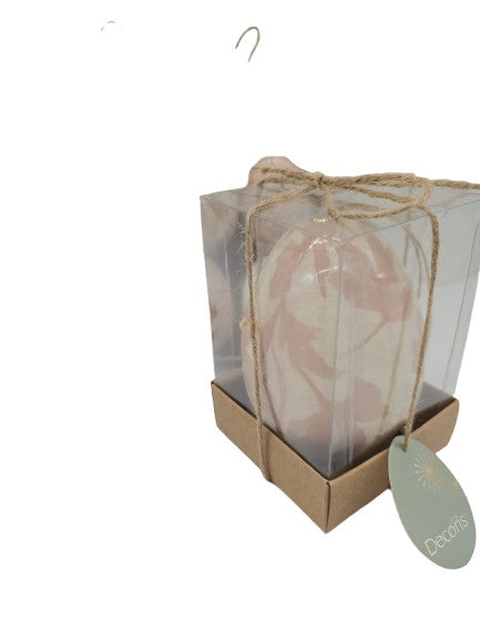 Ei Schaumstoff foliert groß Beige / Nude Decoris