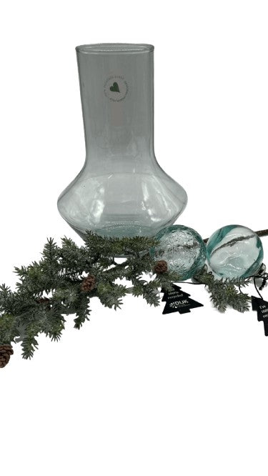 Weihnachtskugeln aus recycletem Glas klar - Konceptpunkt Home, Deko und mehr …