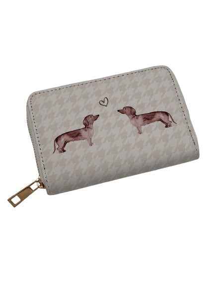 Geldbeutel mit Reisverschluß Dackel pimis living by Konceptpunkt