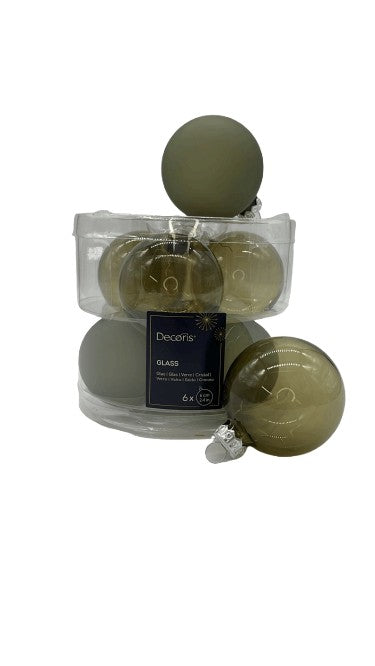 Weihnachtskugeln aus Glas in der Box mit 6 Kugeln - Konceptpunkt Home, Deko und mehr …