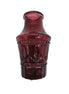 Purple Red mini vase made of glass