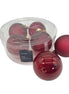 Weihnachtskugeln aus Glas 4er Set Granatapfel