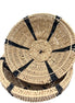 Korb mit Deckel Bast Home Society