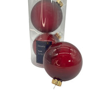 Weihnachtskugeln aus Glas 3er Set Granatapfel Decoris