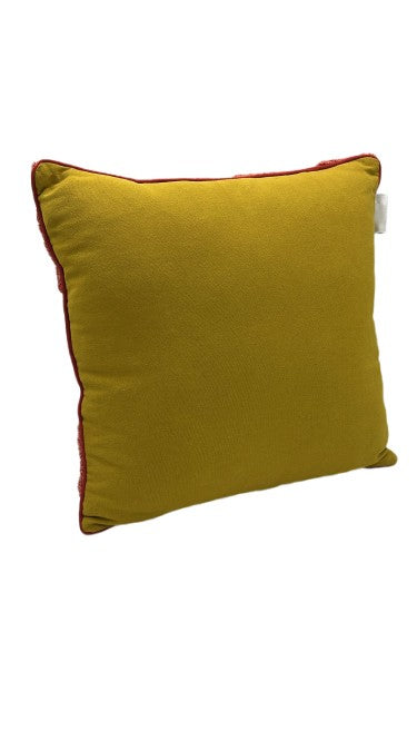 Multicolor cushion including filling with appliqués 45x45cm