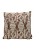 Kissen " Lanka" Bege 45 x 45 cm mit Stickerei