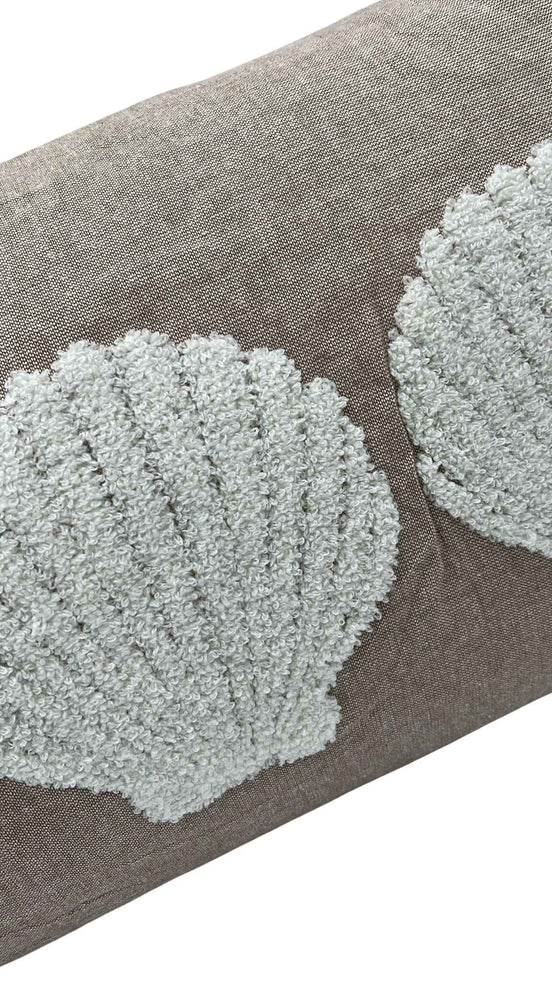 Kissen "Merlijn" 50 x30 cm mit Muschelmotiv