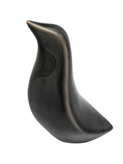 Decorative object penguin made of ceramic