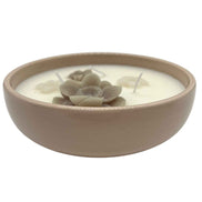Candle Flower in der Porzellanschale Sand/ Khaki Home Society