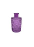 Minivase aus Glas Purple mit Rautenmuster - Pimis living by Konceptpunkt