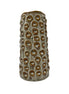 Vase "Squid"  Keramik Beige mit braunem Muster