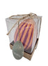 Ei Schaumstoff foliert groß Orange / Lila Decoris