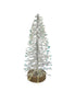 Tannenbaum weiß Glitzer aus Kunststoff