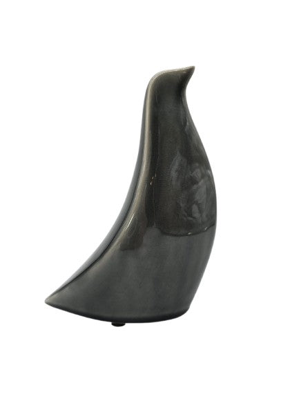 Decorative object penguin made of ceramic