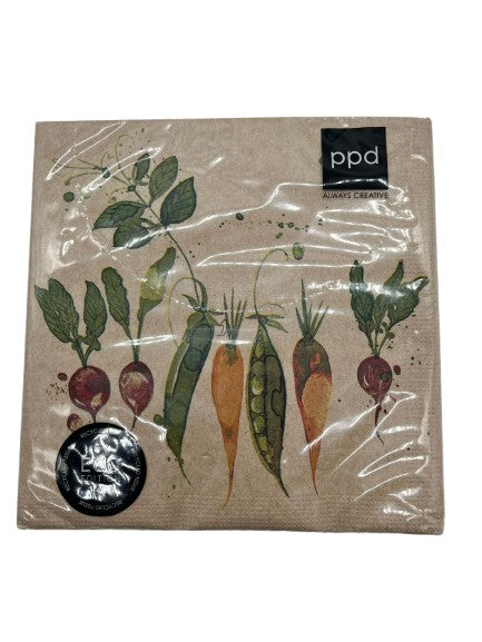 Servietten  "Green Vegetable" 33x33 cm