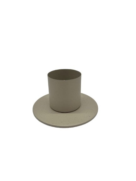 Candle holder matt black