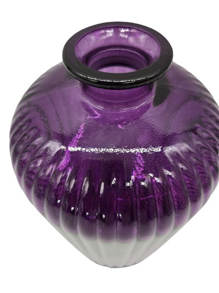 Vase in Purple aus recycletem Glas Milars