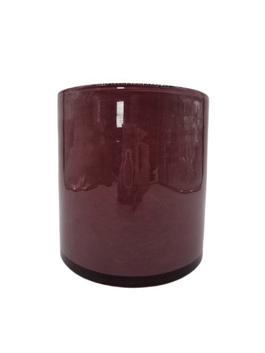 Glaszylinder / Vase Rubinfarben - Pimis living by Konceptpunkt