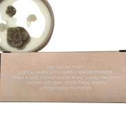 Candle Flower in der Porzellanschale Sand/ Khaki Home Society