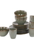 Tabo tableware set for 4 people - green