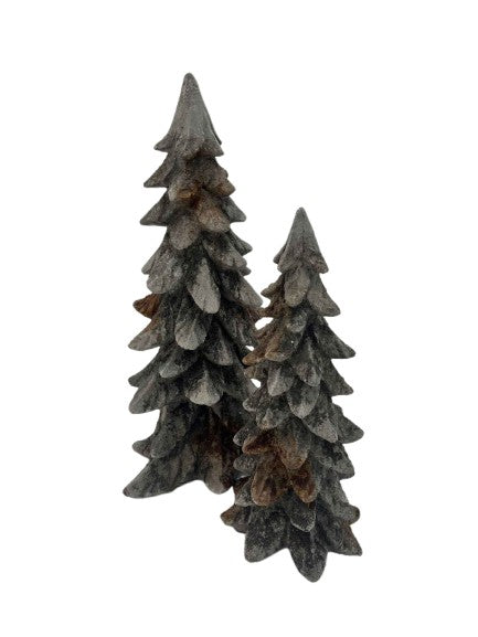 Tannenbaum Grau / Braun groß