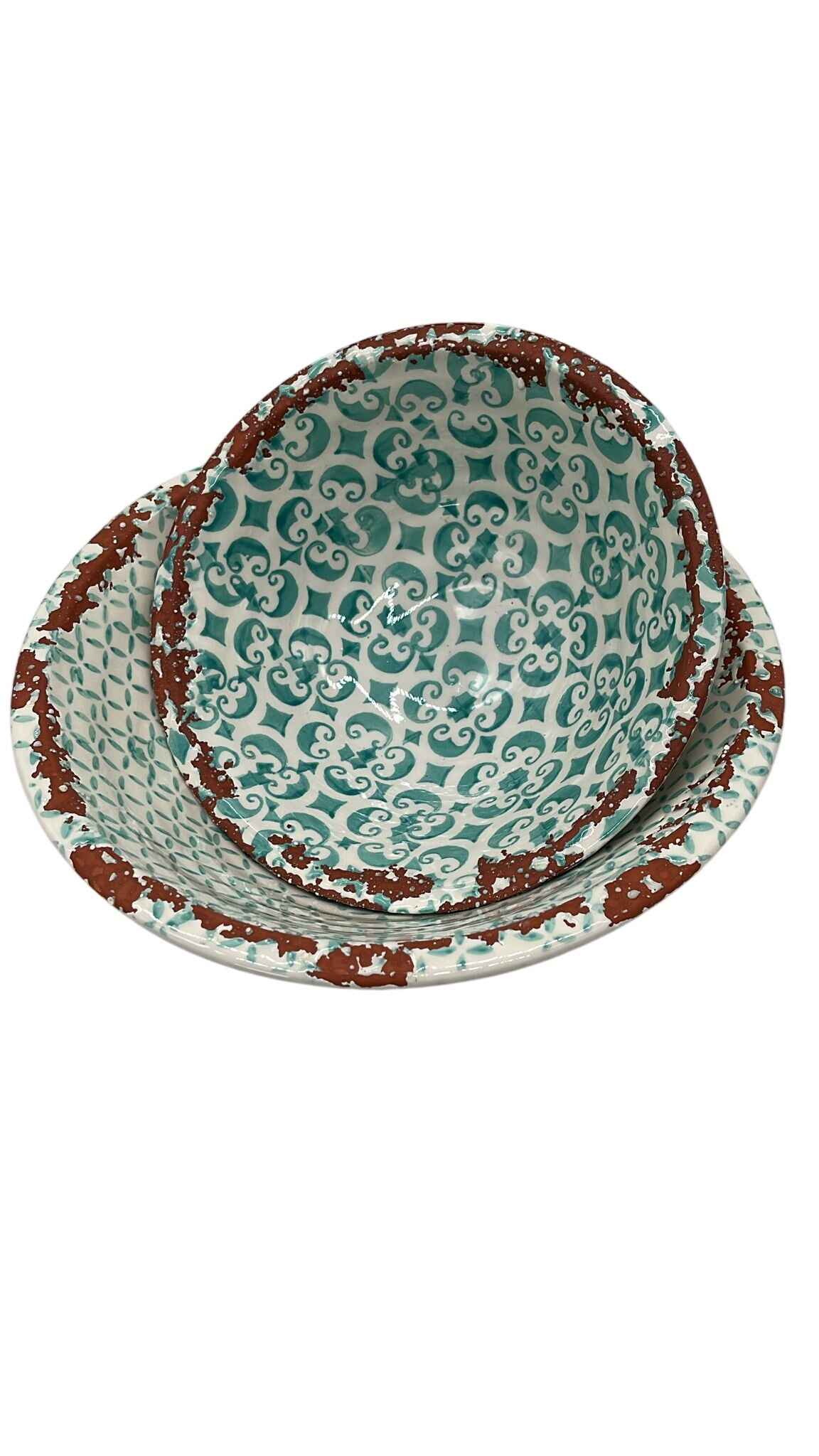 Schale aus Keramik glasiert Handmade M Villa Pottery by luimes & luimes