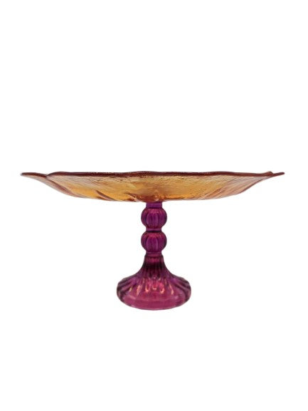 Blütenteller auf Fuß aus Glas pimis living by Konceptpunkt