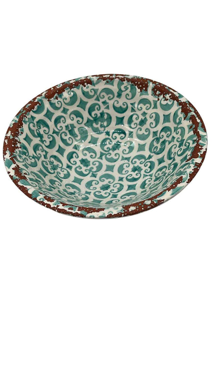 Schale aus Keramik glasiert Handmade M Villa Pottery by luimes & luimes