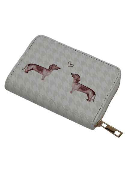 Geldbeutel mit Reisverschluß Dackel pimis living by Konceptpunkt