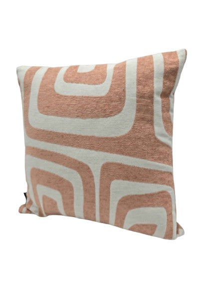 Kissen 40 cm x 40 cm inkl. Füllung Beige / Pfirsich Unique Living