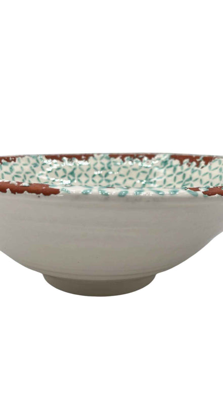 Schale aus Keramik glasiert Handmade L Villa Pottery by luimes & luimes