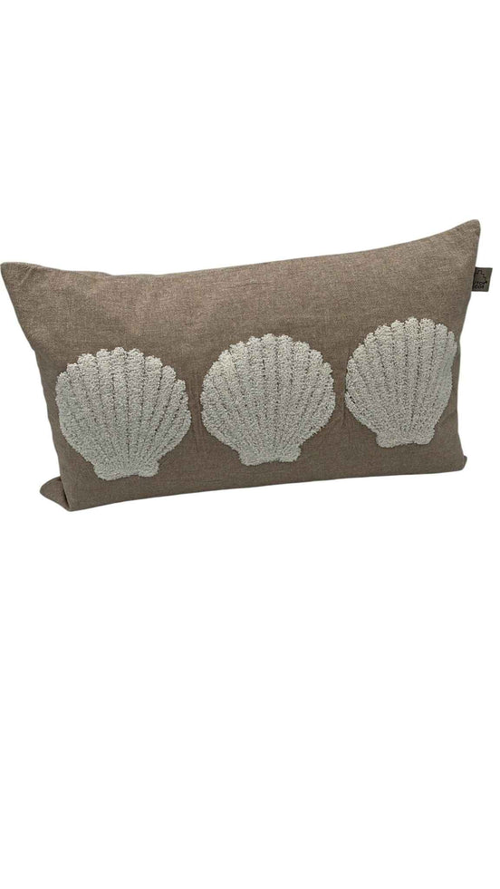 Kissen "Merlijn" 50 x30 cm mit Muschelmotiv