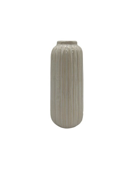 Vase beige ceramic small