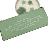 Candle Flower in der Porzellanschale weiß /mint Home Society