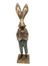Hasenmann mit coolem Outfit in Gold, Grün Vintage Viana