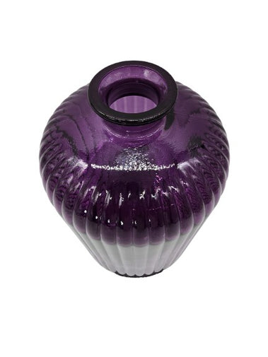 Vase in Purple aus recycletem Glas - Pimis living by Konceptpunkt