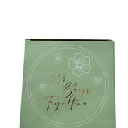 Candle Flower in der Porzellanschale weiß /mint Home Society