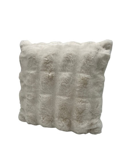Kissen Eloise weiß Kunstfell 45 x x45 cm - Pimis Living
