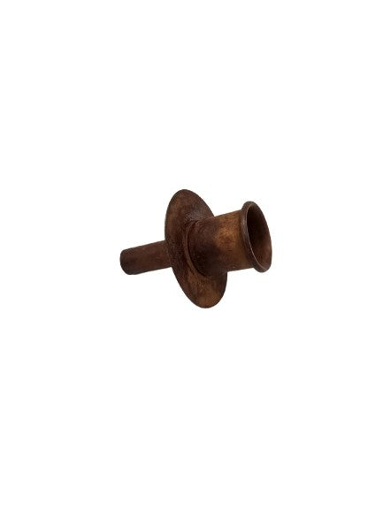 Candle holder for bottles or vases rust look