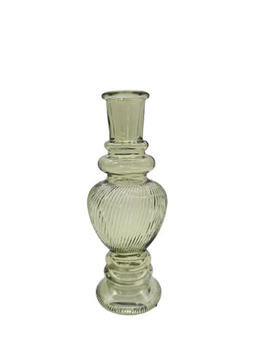 Minivase / Kerzenständer aus Glas in Grün - Pimis living by Konceptpunkt