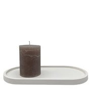 Rustickkerze Dark Taupe 80/60 Zenz