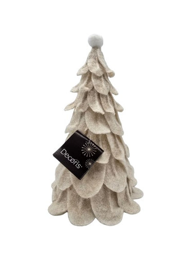 Tannenbaum Filz cremefarben